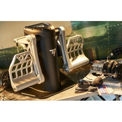 7. Thrustmaster TPR Rudder Czarny, Srebrny USB Flight Sim Analogowy PC