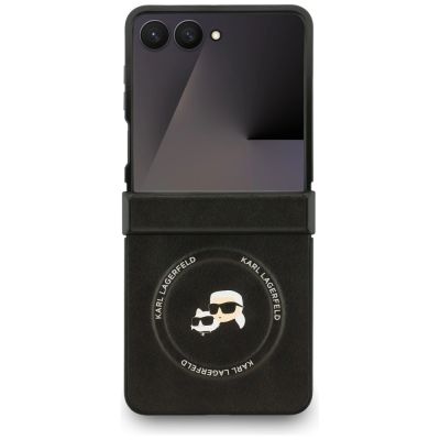 2. Etui Karl Lagerfeld Karl&Choupette Pins MagSafe na Samsung Galaxy Z Flip 7 - czarne