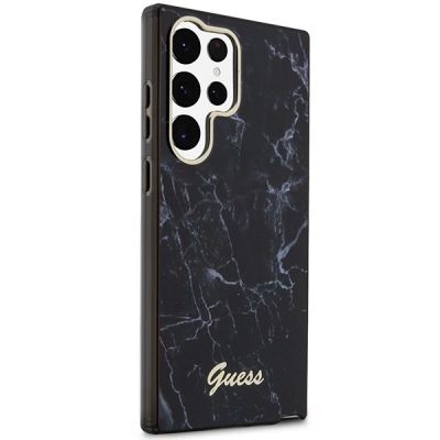 5. Etui Guess Marble Collection na Samsung Galaxy S23 Ultra - czarne