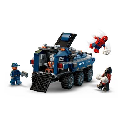 4. LEGO Marvel Super Heroes 76349 - Poscig Spider-Mana z więźniarką