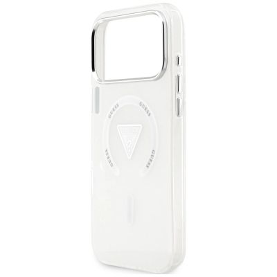 6. Etui Guess IML Gradient Triangle Logo MagSafe na iPhone 18 Pro Max / 17 Pro Max - przezroczyste