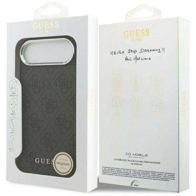 8. Etui Guess 4G Classic Logo MagSafe na iPhone 17 Air - czarne