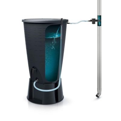 4. ZBIORNIK POJEMNIK NA WODĘ DESZCZÓWKĘ SMOOTH 210L ANTRACYT