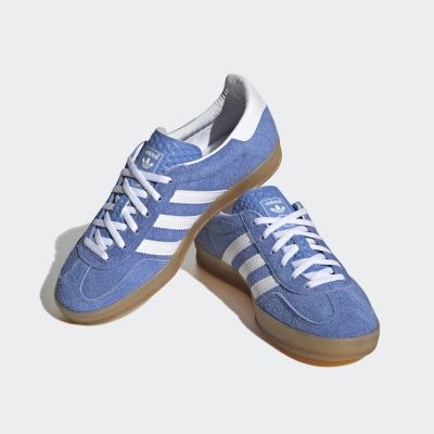 4. Tenisówki damskie adidas Gazelle Indoor W Blue Fusion buty zamszowe niebieskie (HQ8717)