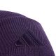 7. Czapka adidas New Logo Beanie Cuff fioletowa JX5748