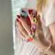 2. Color Chain Case żelowe elastyczne etui z łańcuchem łańcuszkiem zawieszką do Samsung Galaxy A72 4G wielokolorowy (4)