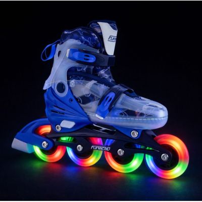 14. Łyżwy./Rolki/Wrotki regulowane FunActiv Adapt Led 4w1 Boy