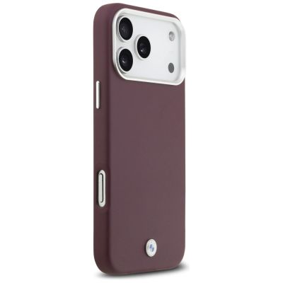 4. Etui BMW Sign Full Wrapped Metal MagSafe na iPhone 17 Pro Max - czerwone