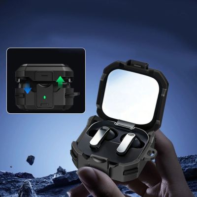 5. Etui Tech-Protect Carbonox MagSafe na Samsung Galaxy Buds 4 / 4 Pro - czarne