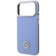 6. Etui Guess Grained Round Strass Logo MagSafe na iPhone 18 Pro Max / 17 Pro Max - niebieskie