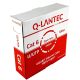 Q-LANTEC Kabel U/UTP kat.6, sieciowy, skrętka, PVC, Eca 4PR, 1Gb/s (10Gb/s do 55m), szary, 100m (KIU6PVC100Q)