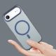 5. Etui Magnetic Abrasive na iPhone 17 Air kompatybilne z MagSafe - matowe niebieskie