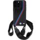 2. Etui BMW M Edition Carbon Tricolor Lines & Strap na iPhone 15 Pro Max - czarne