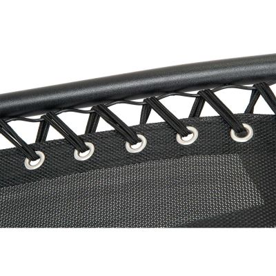 37. LEŻAK OGRODOWY SKŁADANY WIELOFUNKCYJNY Z DASZKIEM 173X52/65X110CM CZARNO-SZARY