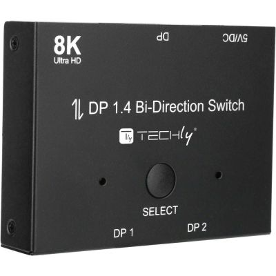 13. Techly IDATA-DP-2DP-8KT przełącznik wideo DisplayPort