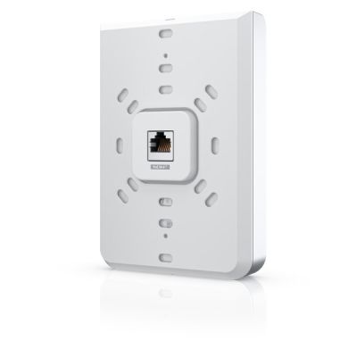 22. Access Point Wi-Fi 6 Ubiquiti UniFi U6 In-Wall 2.4GHz(2x2)/5GHz(4x4)/6GHz(–) PoE+/PoE 4x1G 1x2,5G