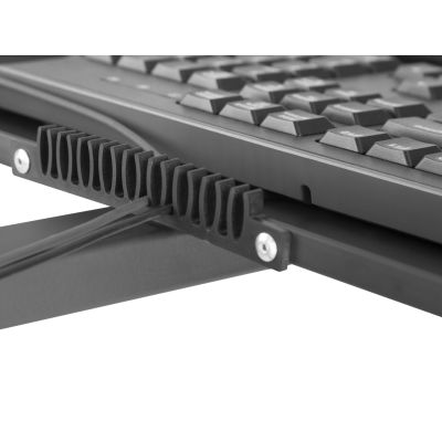 13. Wyposażenie - Wózek na płaski panel / obudowa komputera - plastikowa, stal nierdzewna - rozmiar ekranu: 43,2-81,3 cm (17"-32") - wolnostojący