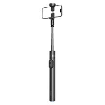 Premium selfie stick Wozinsky WRZP1 z automatycznie rozkładanymi nóżkami, funkcja statywu, 1,7m - czarny