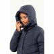 7. Kurtka zimowa damska Jack Wolfskin MARIENPLATZ COAT W night blue Down Insulated granatowa  (1206971_1010)