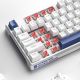 11. Klawiatura gamingowa Machenike K500B-B87 przewodowa mechaniczna podświetlana Red Switch - biała