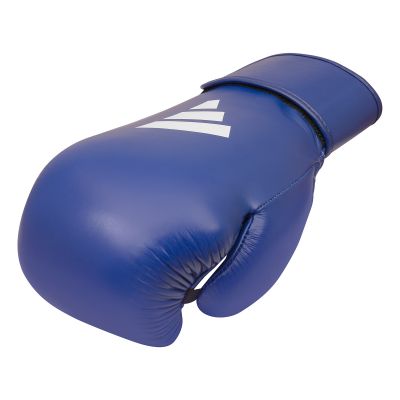 13. Rękawice boskerskie skórzane Adidas SPEED 175 niebieskie