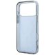 7. Etui Mercedes Double Layer Iconic Logo MagSafe na iPhone 18 Pro Max / 17 Pro Max - niebieskie