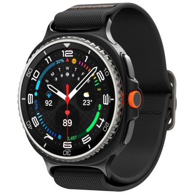 2. Pasek Spigen Fit Lite na Samsung Galaxy Watch 40 / 44 / 46 mm - czarny