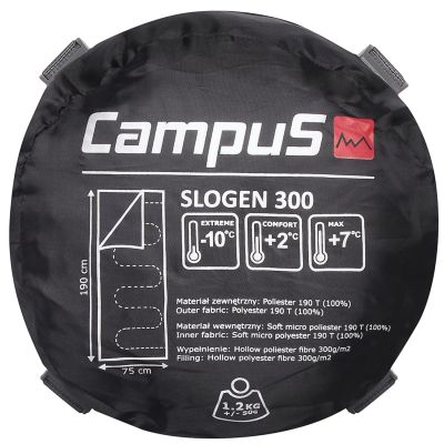 4. Śpiwór Campus Slogen 300 Right Sleeping Bag CUP701123200