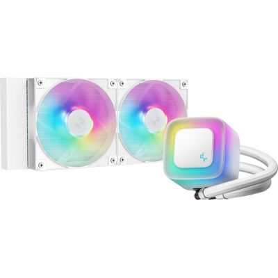 8. DeepCool LE240 WH V2 Procesor Chłodnica cieczy all-in-one 12 cm Biały 1 szt.