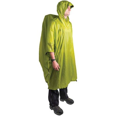 Poncho damskie/męskie Sea To Summit Ultra-Sil Nano Tarp wodoodporne zielone (APONCHO15D/LI)