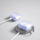5. Etui Tech-Protect FlexAir na AirPods 4 - fioletowe