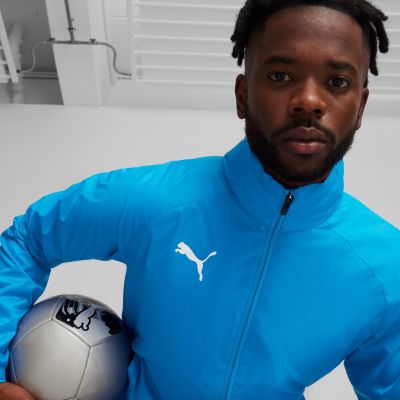 13. Kurtka męska Puma Team Goal All Weather niebieska 659038 02