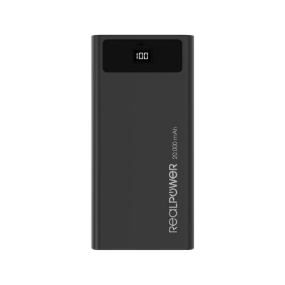 3. RealPower PB-20k PD 20000 mAh Czarny