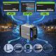4. Qoltec Przetwornica napięcia Pure Sine Wave | 12V na 230V | 300/600W | LCD | USB | USB-C | Kompatybilna z LiFePO4 GEL AGM