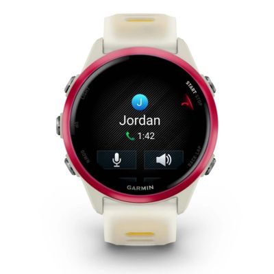 4. Zegarek Garmin Forerunner 570 42mm Bone/Raspberry Aluminium