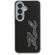 3. Etui Karl Lagerfeld Grained Signature Metal Resin Logo na Samsung Galaxy S26 - czarne