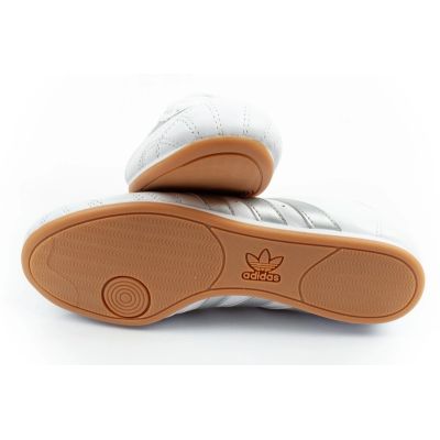 9. Adidas buty damskie sportowe Taekwondo Lace białe modne skórzane