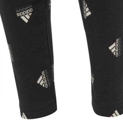 4. Legginsy adidas Brand Love Print Jr IB8916