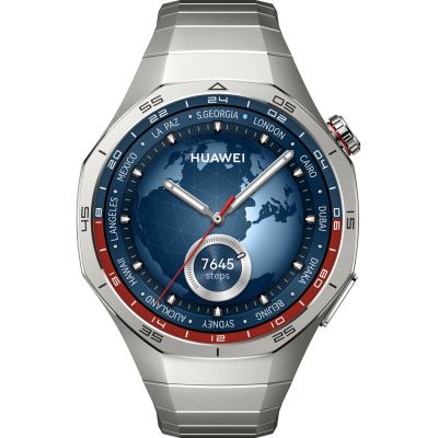 6. Huawei WATCH GT 5 Pro 46mm Vili-B29M | Inteligentny zegarek | GPS (satelitarny) | Dioda AMOLED | 1,43 cala | Tytan