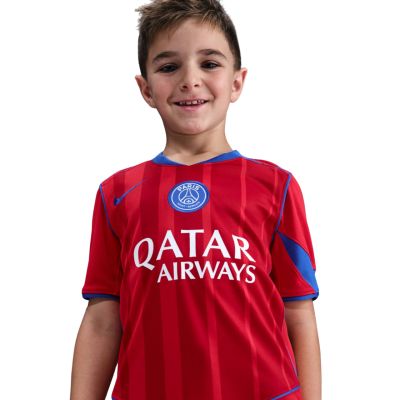 5. Koszulka dla dzieci Nike PSG Stadium 2025/26 czerwona HM4126 680