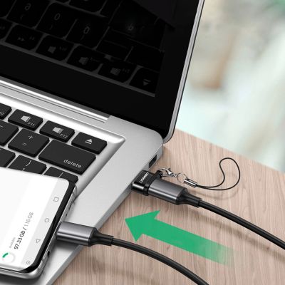 4. Adapter Ugreen US280 50568 USB-C 3.1 (żeński) / USB-A 2.0 (męski) - czarny