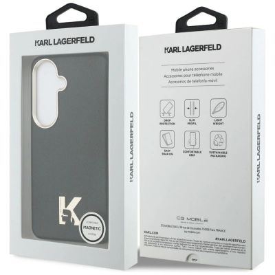 8. Etui Karl Lagerfeld K Metal Logo MagSafe na Samsung Galaxy S26 - czarne