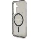 6. Etui Guess Glitter Circle Classic Logo MagSafe do Samsung Galaxy S25 czarny