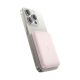 3. Powerbank Baseus EnerFill FM11 Ultra-Mini 10000mAh 22,5W indukcyjny kompatybilny z MagSafe z białym kablem Basus Simple USB-C 20V/3A 0,3m - różowy