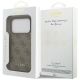 8. Etui Guess 4G Classic na iPhone 17 Pro - brązowe