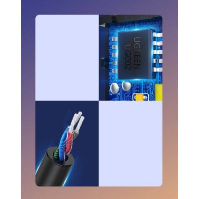 12. Ugreen Odbiornik dźwięku adapter audio Bluetooth 5.3 USB-3,5 mm mini jack (czarny)