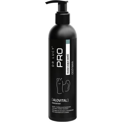 DR LUCY ODRZYWKA PRO ALOVITAL 250 ML NAWILŻAJĄCA UNIWERSALNA DO SIERŚCI MIĘKKIEJ, DŁUGIEJ Z ALOESEM I Z WITAMINAMI
