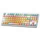 3. Klawiatura gasket F87Pro V2 Orange Soda Kailh Meteorite Ice Cream switch RGB AULA