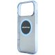 6. Etui Mercedes AMG IML Transparent Bicolor Block MagSafe na iPhone 18 Pro Max / 17 Pro Max - czarno-niebieskie