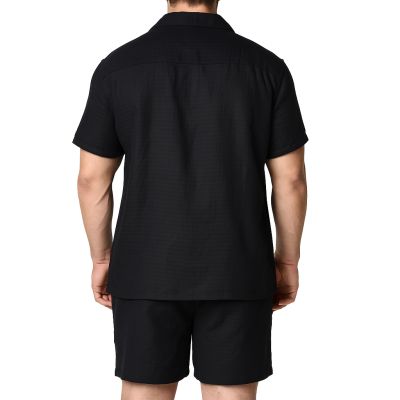 3. Koszula plażowa BOSS Vida_Shirt NERO (50540154-001)